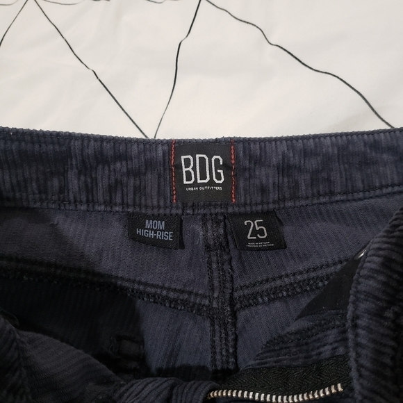 BDG Urban Outfitters High Rise Mom Corduroy Pants Gray Size 25 - Picture 6 of 15